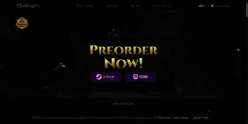 《秘影曼德拉》官方网站截图