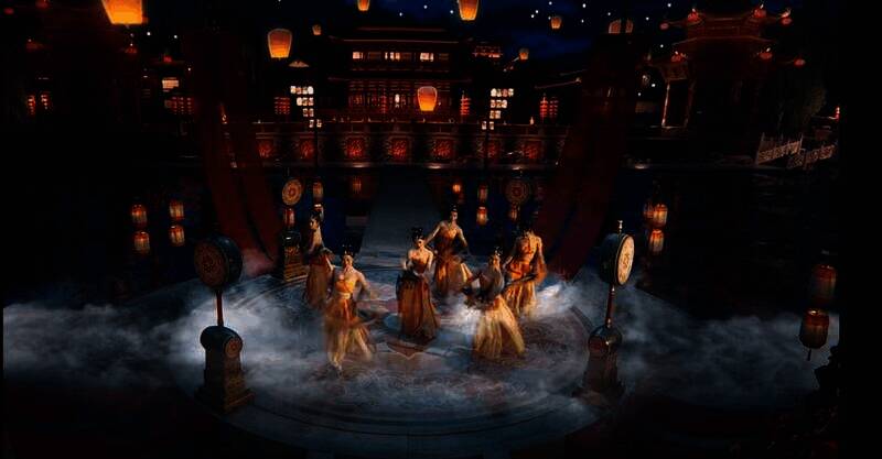 《和平精英》短片中还原的大唐美景