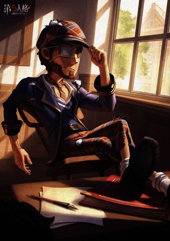 《第五人格》慈善家六便士时装海报图