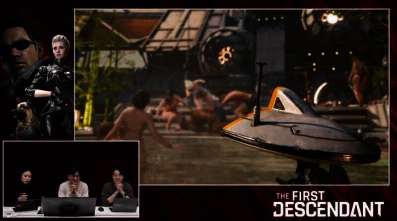 《第一后裔》团队直播活动相关画面