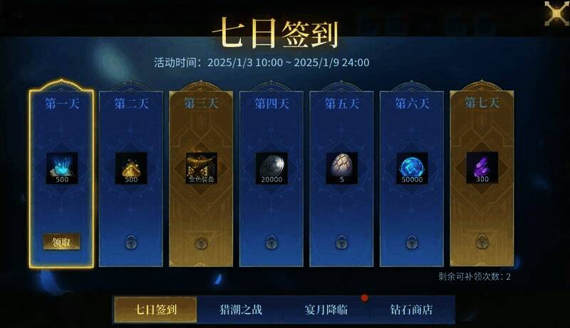 七日签到活动相关图片