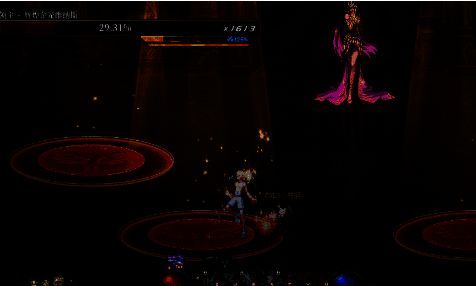 跟随聚光灯躲避红圈场景图