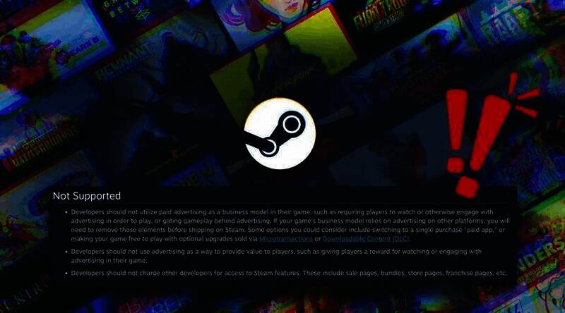 Steam广告新规相关配图1