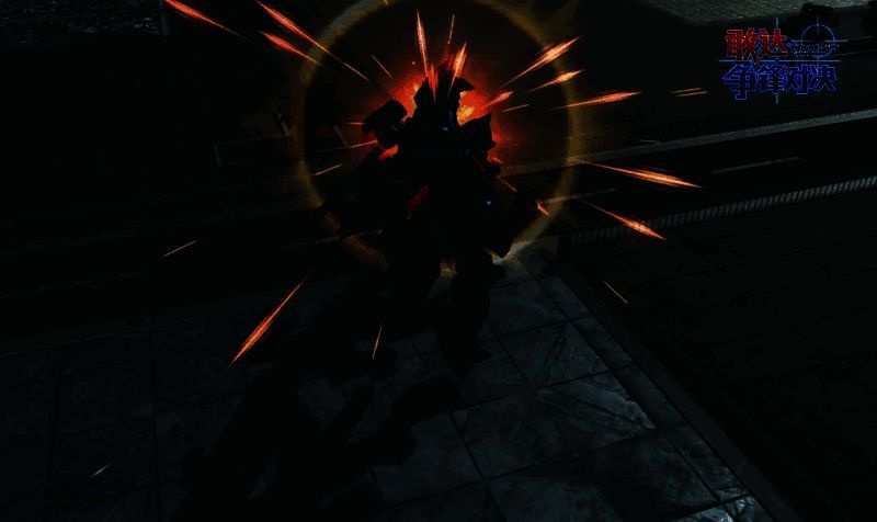 尊者敢达&风云再起分离形态格斗展示图