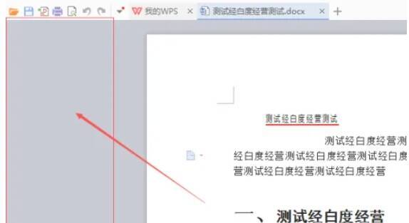 WPS文字编辑界面图片