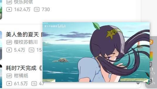 视频小窗界面图