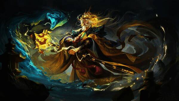 清淼没川*神张角皮肤形象