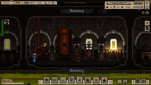 《啤酒修道院》游戏独特视角