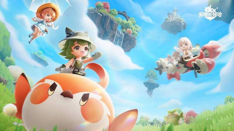 《米姆米姆哈》游戏中驾驶小飞机场景