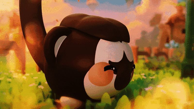 《米姆米姆哈》游戏中米姆与玩家互动动图