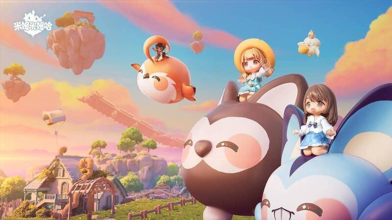 《米姆米姆哈》游戏中玩家与米姆互动场景