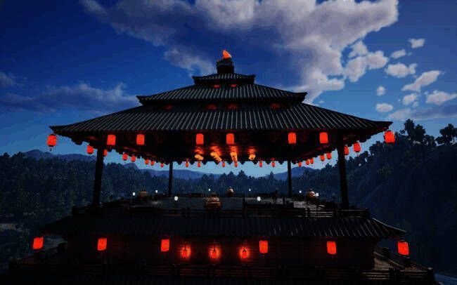 《帝国神话》中玩家建造的楼阁宫殿图片2