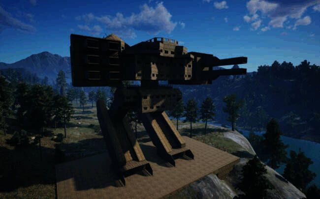 《帝国神话》中玩家建造的机甲高达图片1