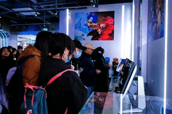 世嘉快闪店商品售卖区图