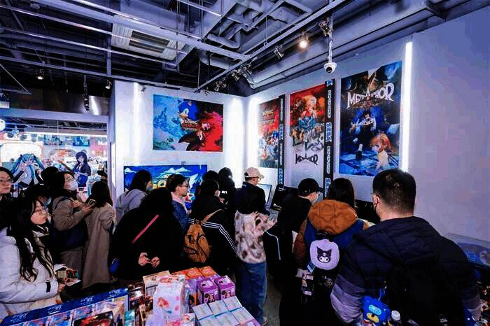 世嘉快闪店透卡盲抽活动区图