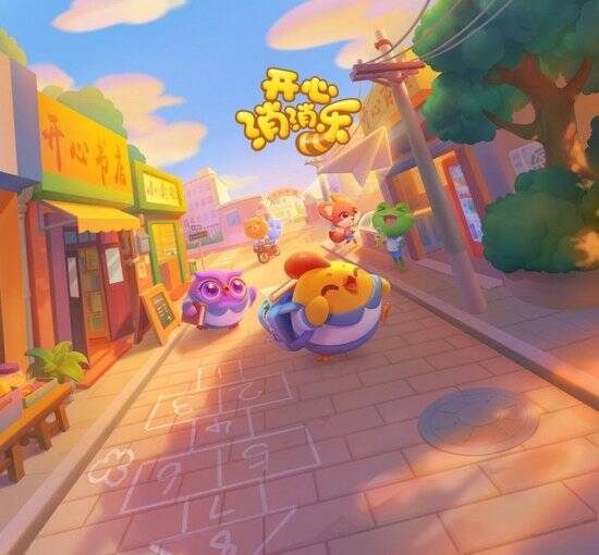 《开心消消乐》登录界面画面