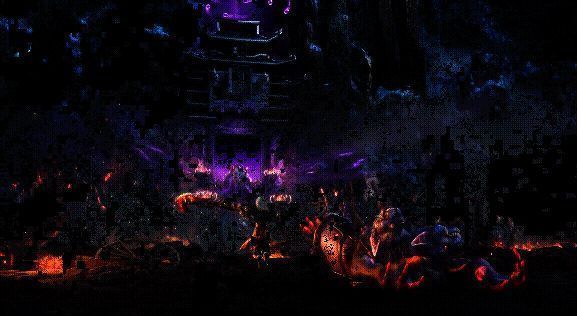 荒火扛刀动态画面