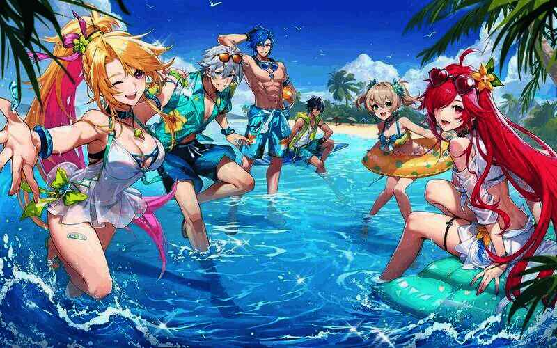 飞浪岛泳装活动宣传图片