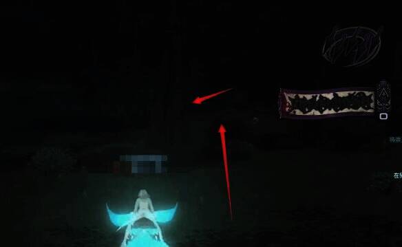 往东北方树林走的场景