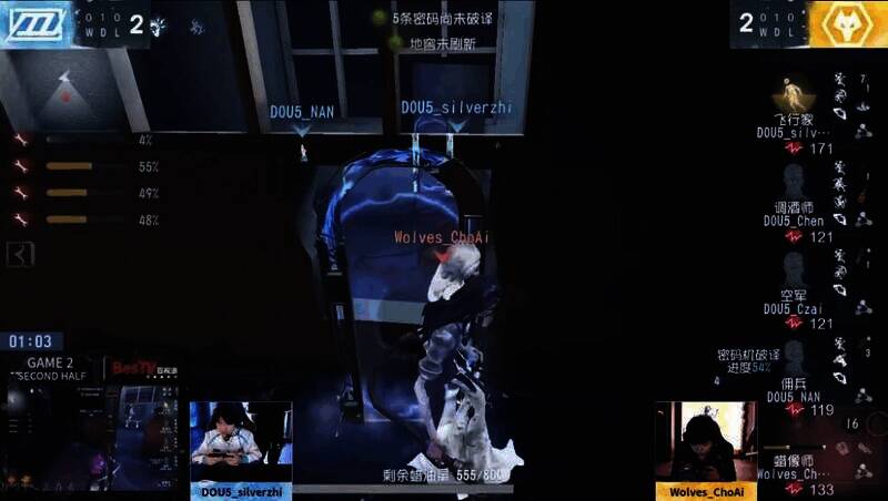 Wolves_ChoAi高熟练度移形快速击倒飞行家图