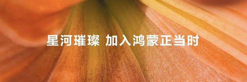 加入鸿蒙生态的宣传画面