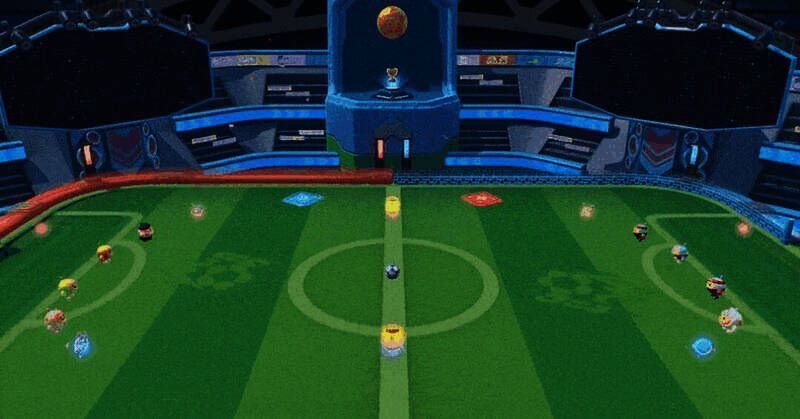 《蛋仔派对》热血足球比赛场景图