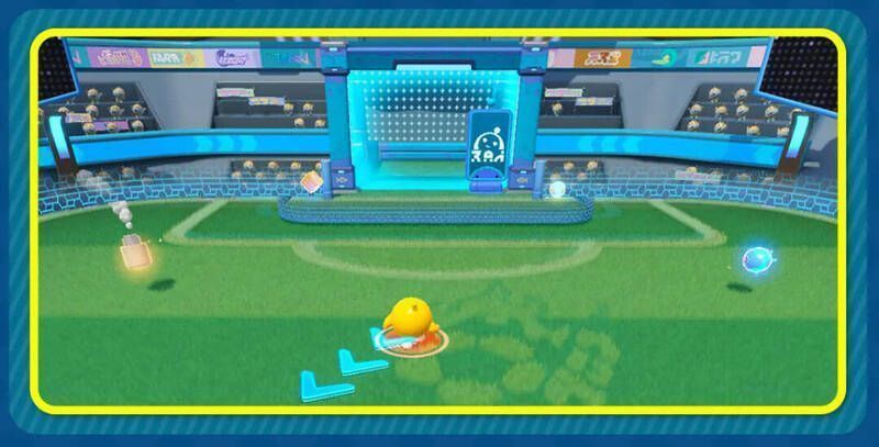 《蛋仔派对》被攻击的球门画面