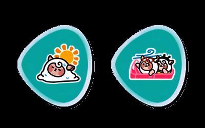 小羊与蛋仔互动画面