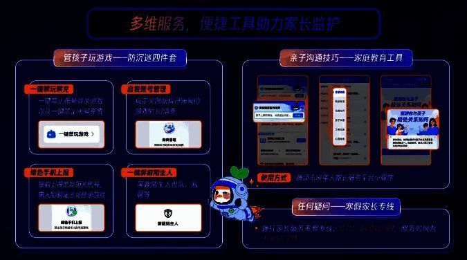腾讯游戏寒假家长服务相关图片