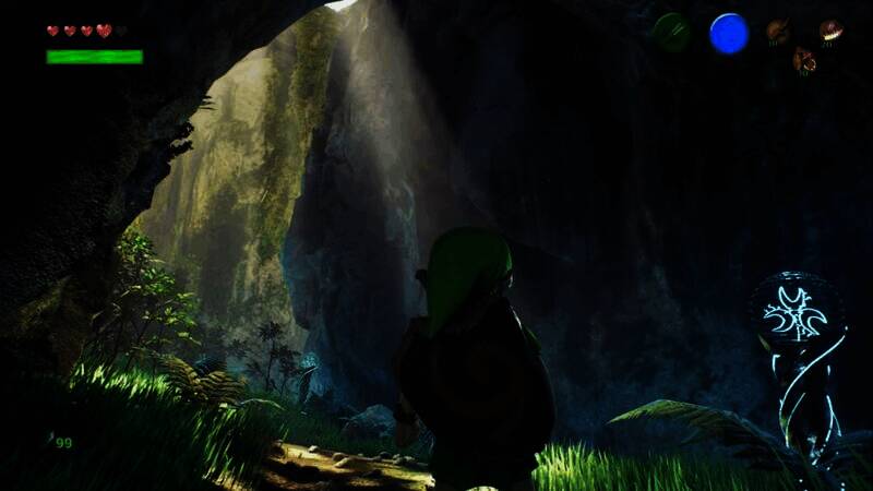 《塞尔达：时之笛》重制版游戏画面