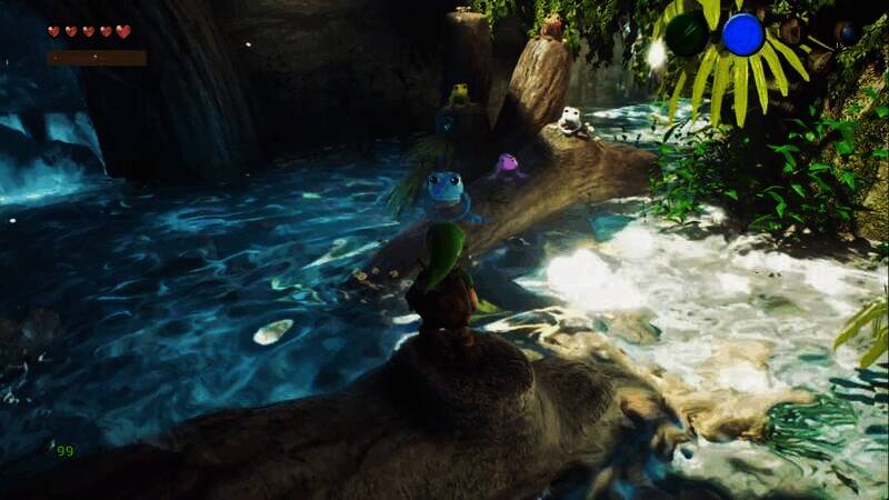 《塞尔达：时之笛》重制版游戏画面截图5