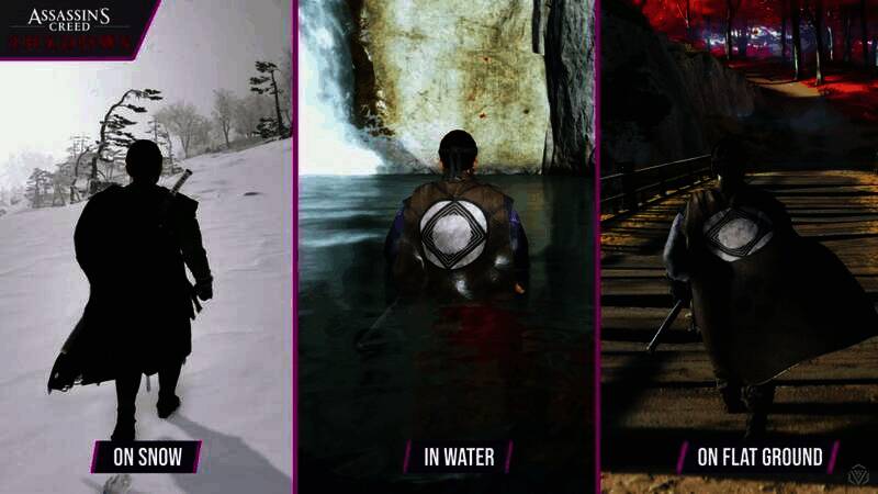 《对马岛之鬼》男主行走画面