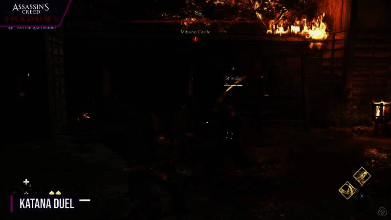 《刺客信条：影》女主武士刀对决画面