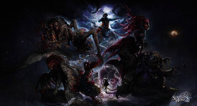 《午夜之南》概念艺术图中的场景