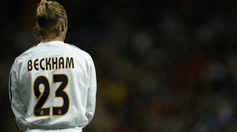 曼联7号传奇贝克汉姆相关风采图片