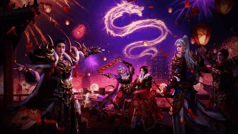 热血传奇万人大服宣传图