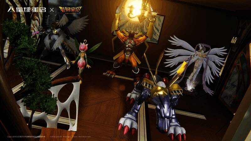 数码宝贝联动系列家具宣传图