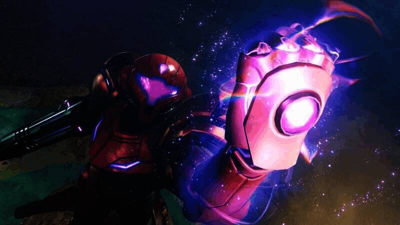 《银河战士Prime 4：Beyond》主角使用心灵能力操作射线截图