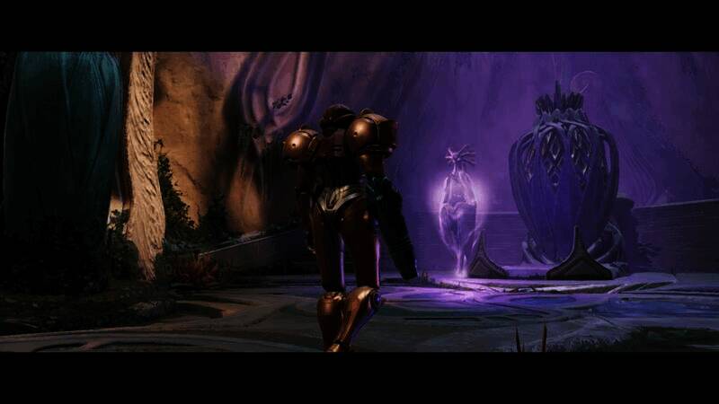 《银河战士Prime 4：Beyond》维罗斯星球的远景画面