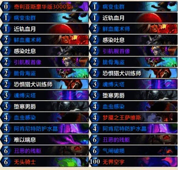 星舰水蛭DK卡组图片