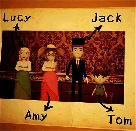 游戏中得到相片的画面