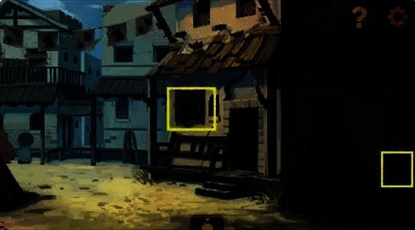 老虎画师右方晾晒衣服与小鳄鱼旁木箱图片