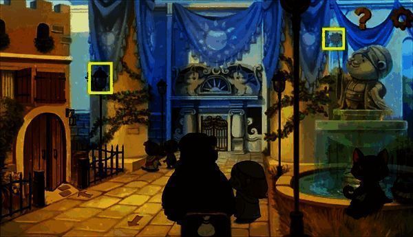 官邸区左方台灯与右上角雕塑道具图片