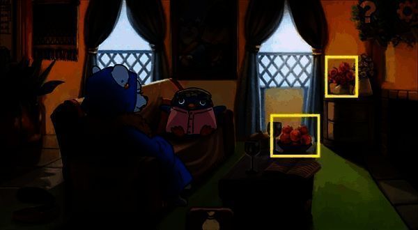 拜黑拉小屋桌上水果与鲜花图片