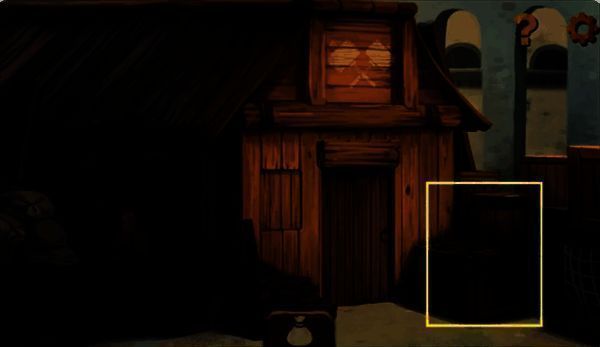 工棚前木箱图片