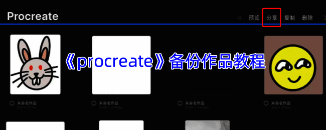 Procreate备份相关示例图1