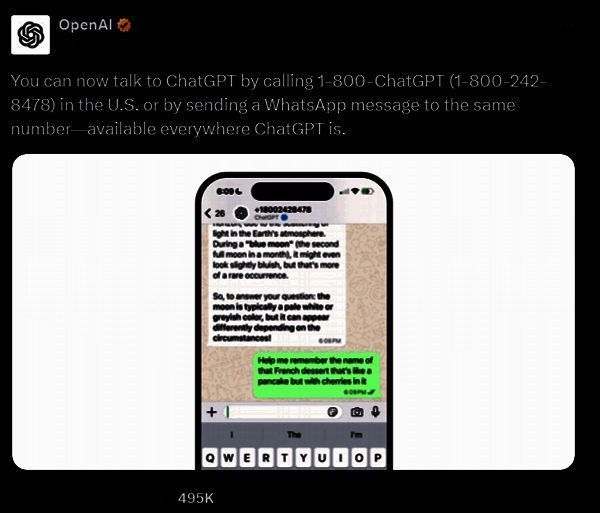 ChatGPT在WhatsApp使用说明图片