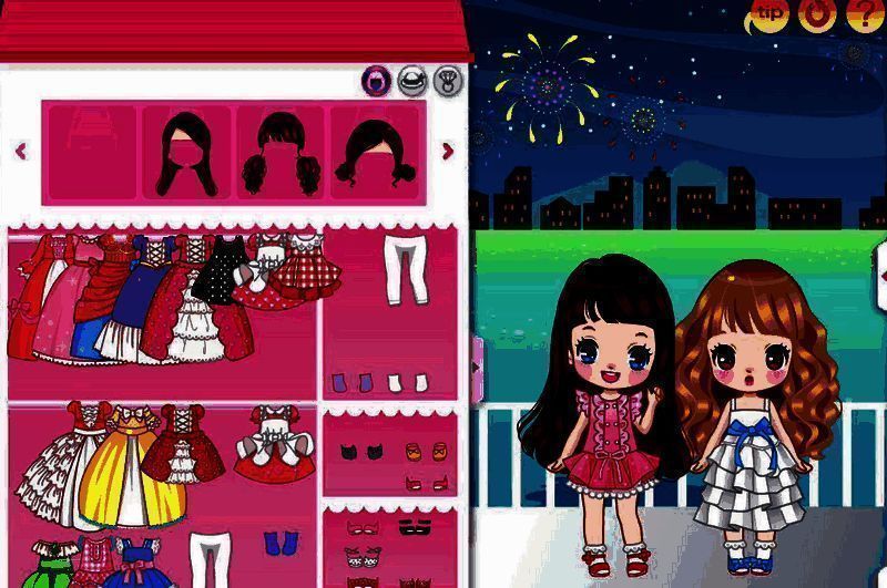 传统换装游戏印象相关图片