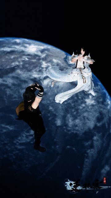 人形花手祥瑞坐骑飞行动图