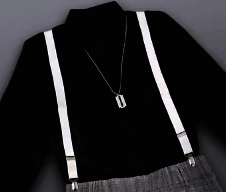 背带裤坤姐造型图片